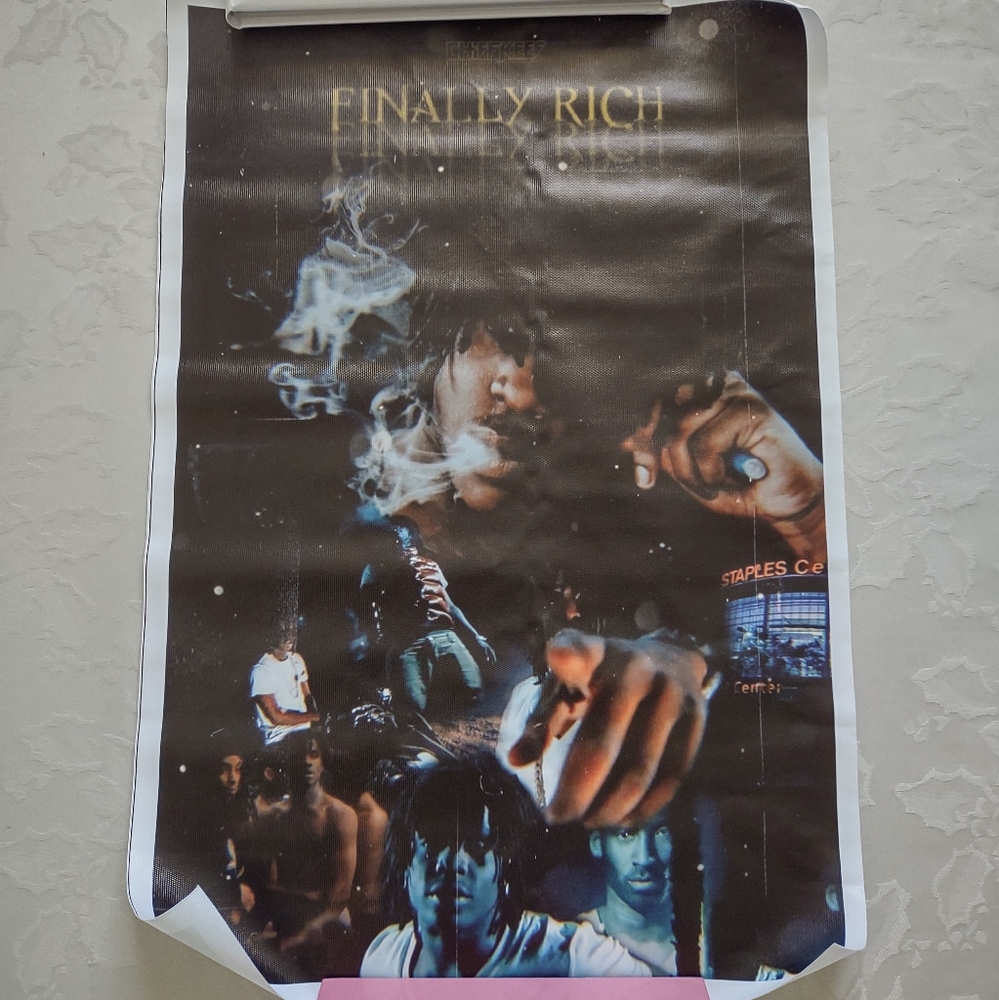 Chief Keef Finally Rich album canvas poster